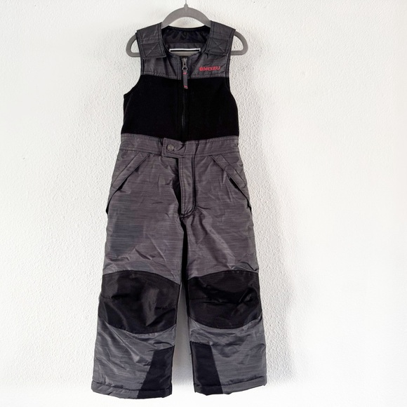 Snow Bib Pants 4T Weather Resistant Adjustable Zip Closure Snozu Winter Sporty - Picture 2 of 12